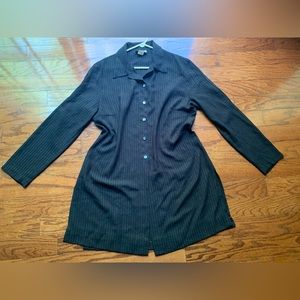 Imagio Black Strip Women’s Shirt Size L